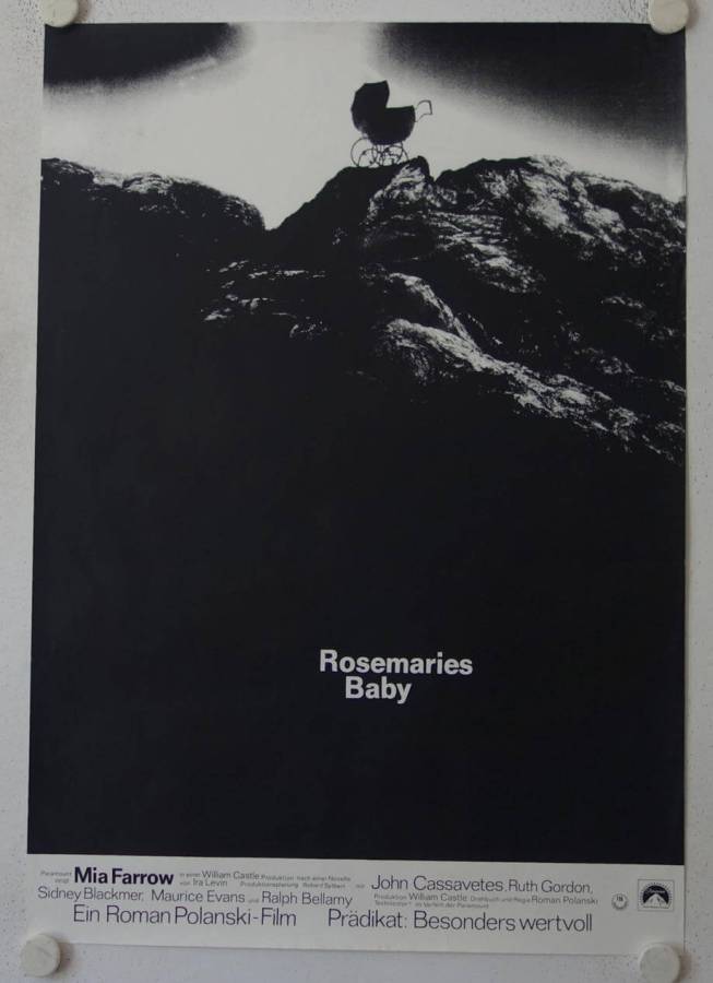 Rosemarys Baby original release german movie poster